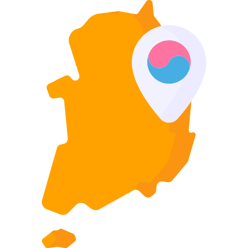 South korea location seoul placeholder icon South korea location seoul placeholder icon