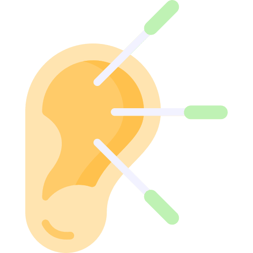 Acupuncture ear relax acupuncture icon Acupuncture ear relax acupuncture icon