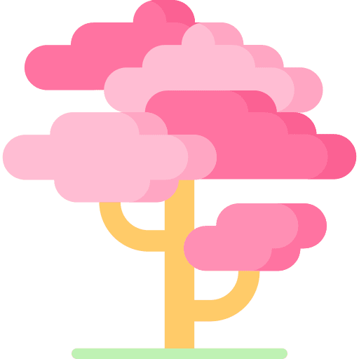 Cherry tree branch nature cherry blossom icon Cherry tree branch nature cherry blossom icon