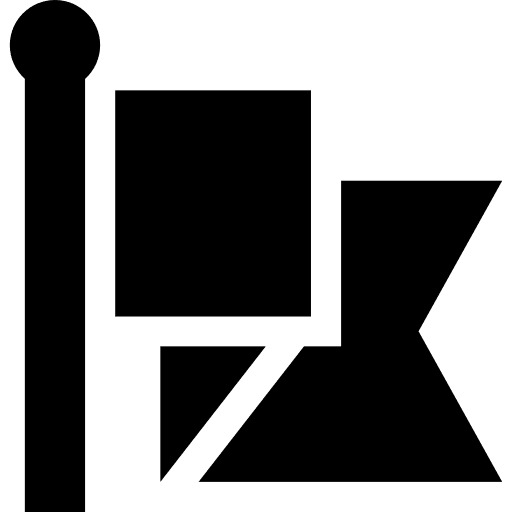 Flag objective flag aim icon
