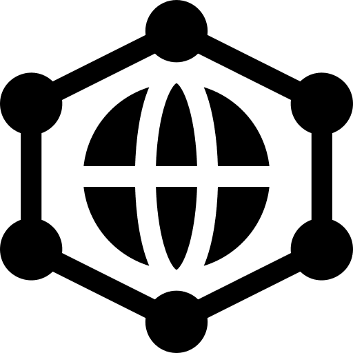 Network international networking connection icon