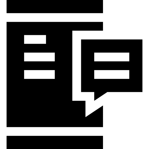 Chat mobile chat smartphone communications icon Chat mobile chat smartphone communications icon