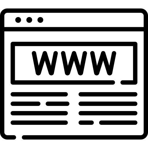 Website website web browser network icon Website website web browser network icon