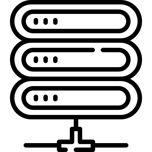 Big data server big data database icon Big data server big data database icon