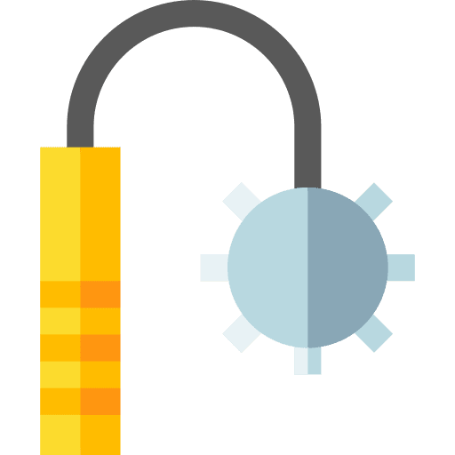 Kusarigama oriental asian cultures icon