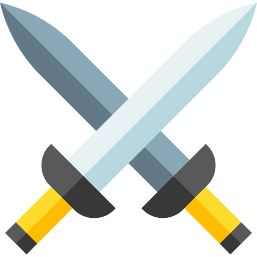 Sword medieval miscellaneous war icon