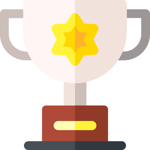 Trophy prize best reward icon