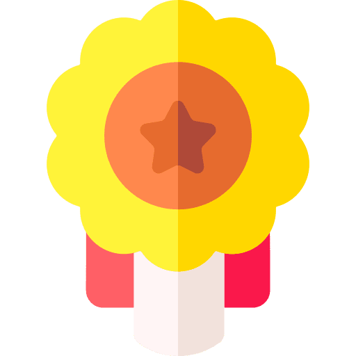 Medal award quality sports and competition icon Medal award quality sports and competition icon