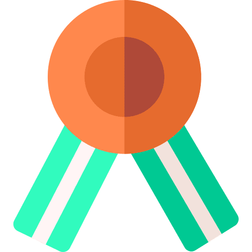 Medal certificate quality medal icon Medal certificate quality medal icon