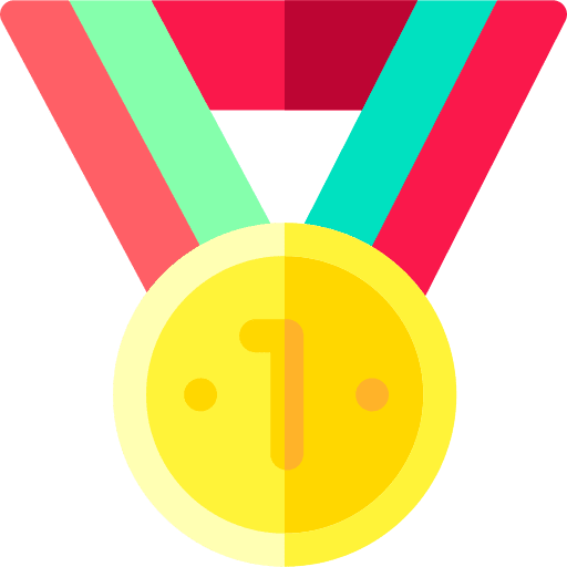 Medal quality certification award icon Medal quality certification award icon
