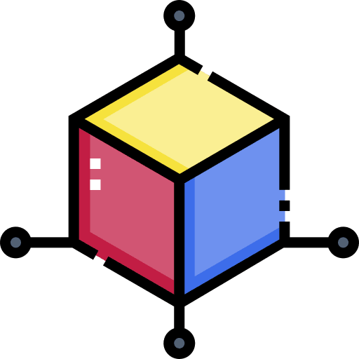 3d model dimension 3d model processing icon