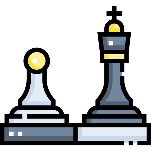 Chess game chess pieces board game icon