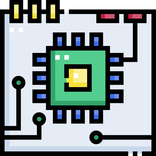Chip technology electronics reverse engineering icon