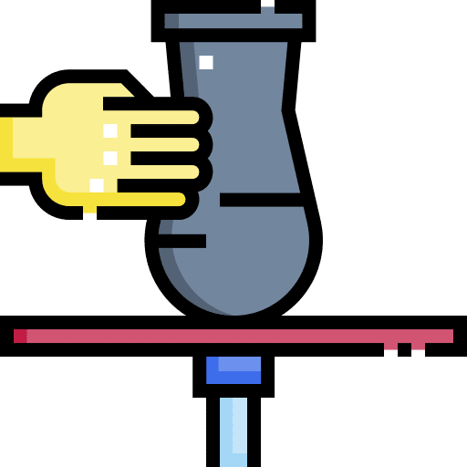 Pottery vase ceramic hand icon