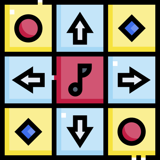 Dance dancing game music disco icon