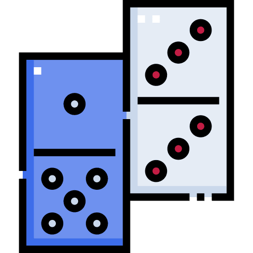 Dominoes game hobbies and free time pieces icon