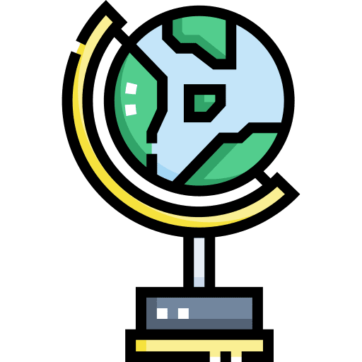 Globe earth grid globe geography icon