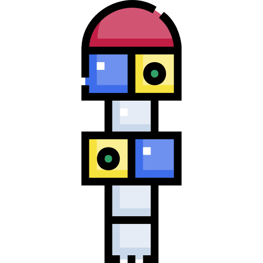 Hopscotch childhood hopscotch game icon