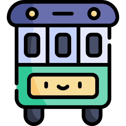 Trolley car streetcar public transport trolley car icon Trolley car streetcar public transport trolley car icon