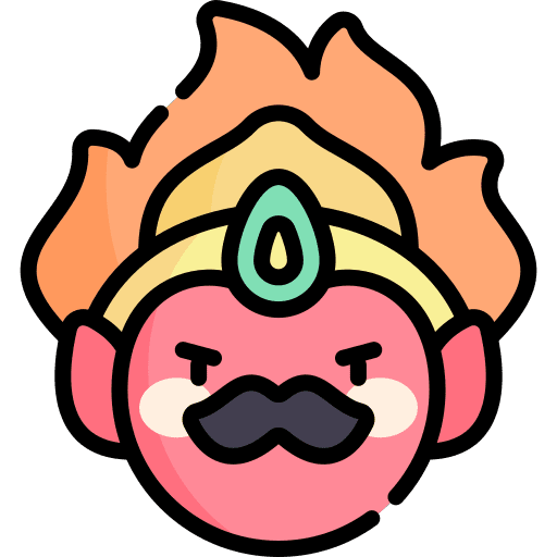 Agni cultures oriental fire icon Agni cultures oriental fire icon