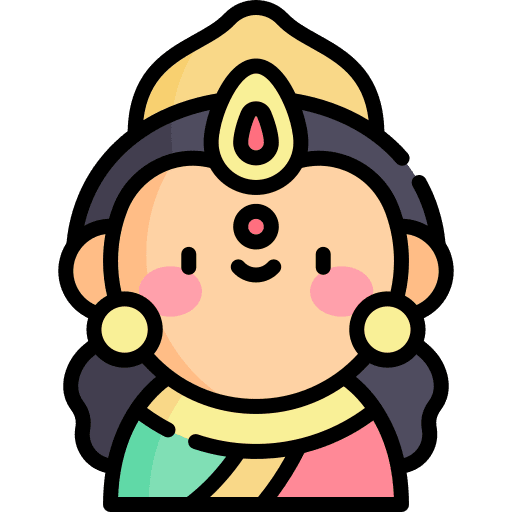 Parvati mother oriental goddess icon Parvati mother oriental goddess icon