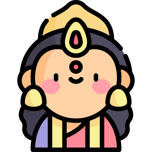 Shakti religion oriental cultures icon