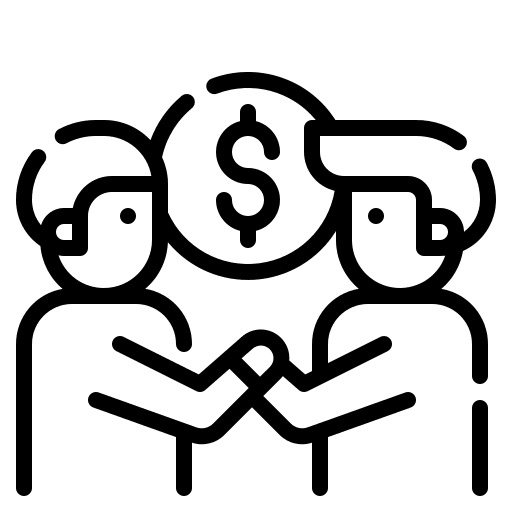 Partner network agreement partnership icon Partner network agreement partnership icon