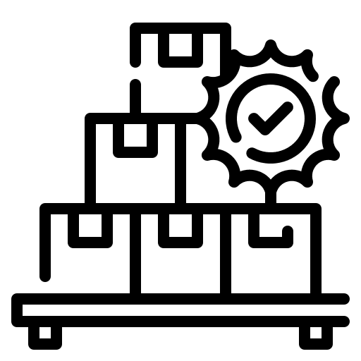 Product shipping shipping and delivery check icon