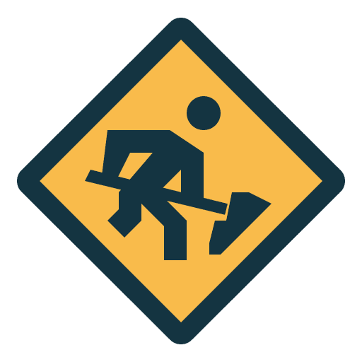 Road work road sign traffic sign road work icon