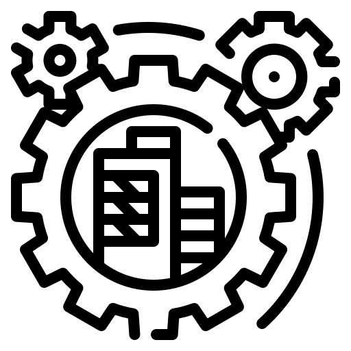 Setting configuration business gear icon Setting configuration business gear icon