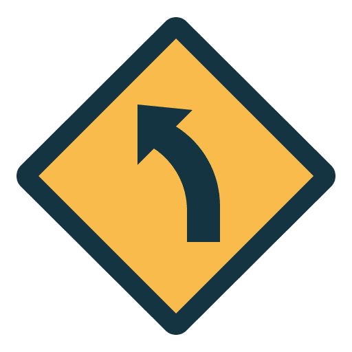 Left turn left turn traffic sign road sign icon Left turn left turn traffic sign road sign icon