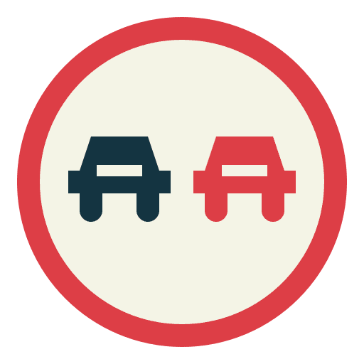 No overtaking road sign no overtaking traffic sign icon No overtaking road sign no overtaking traffic sign icon