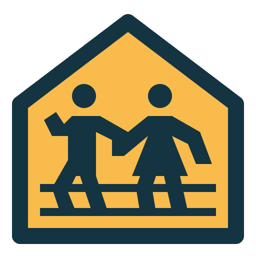 Pedestrian crossing signaling school pedestrian crossing icon