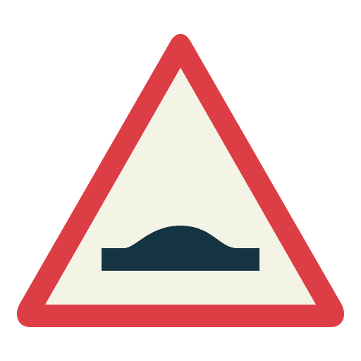 Hump hump traffic sign signaling icon Hump hump traffic sign signaling icon