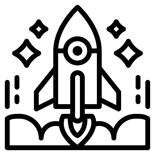 New project seo and web startup business and finance icon