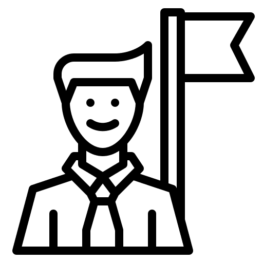 Mission business and finance goal strategy icon Mission business and finance goal strategy icon