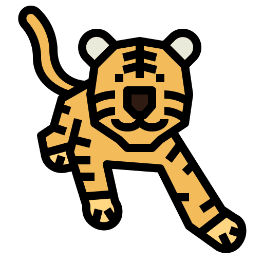 Tiger wildlife animals tiger icon