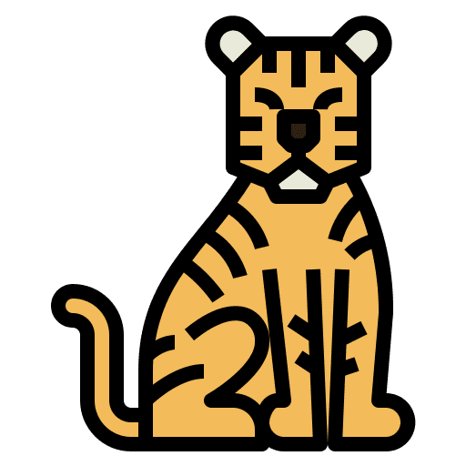 Tiger animal wildlife animals icon Tiger animal wildlife animals icon