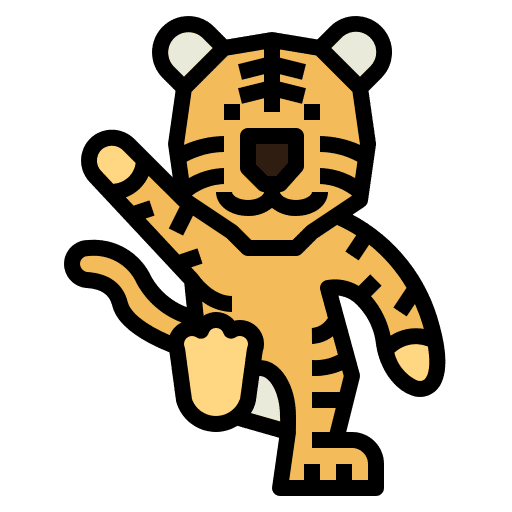 Tiger animal animals wildlife icon Tiger animal animals wildlife icon