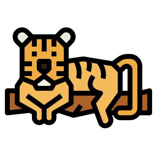 Tiger mammal animals wildlife icon Tiger mammal animals wildlife icon