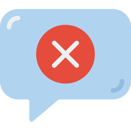 Delete message cross conversation icon Delete message cross conversation icon