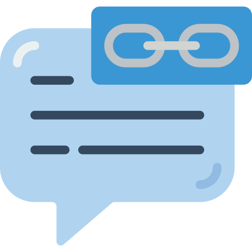 Link conversation chat box speech bubble icon Link conversation chat box speech bubble icon