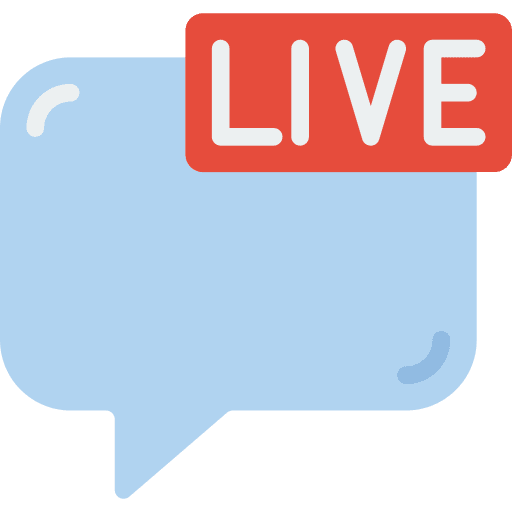 Live talk message speech bubble icon Live talk message speech bubble icon