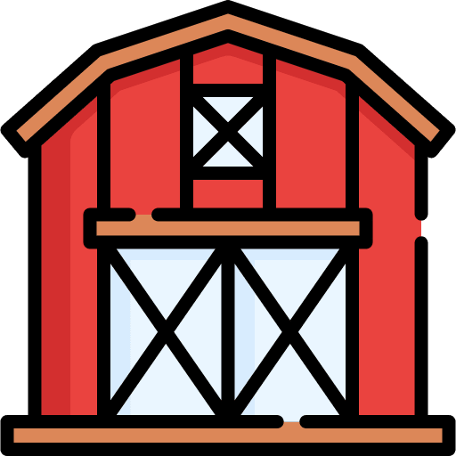 Barn barn agriculture building icon
