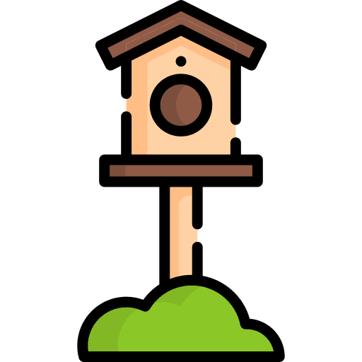 Bird house bird home animals spring icon Bird house bird home animals spring icon