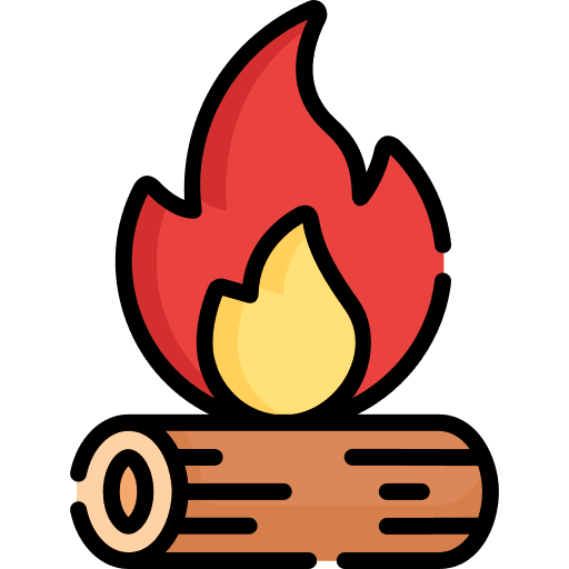 Bonfire camping flame campfire icon Bonfire camping flame campfire icon