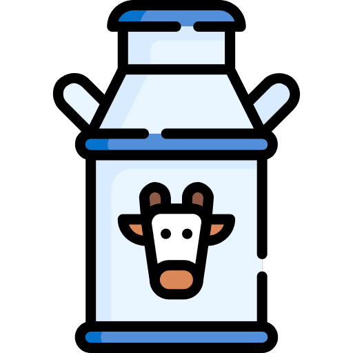 Milk tank bucket farming and gardening bottle icon