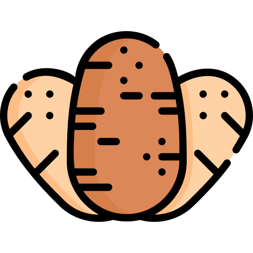 Potatoes healthy potatoes vegetarian icon Potatoes healthy potatoes vegetarian icon