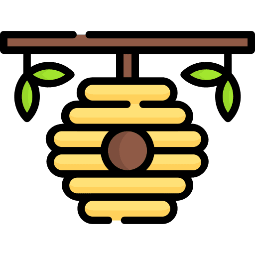 Beehive honeycomb beehive farming and gardening icon Beehive honeycomb beehive farming and gardening icon