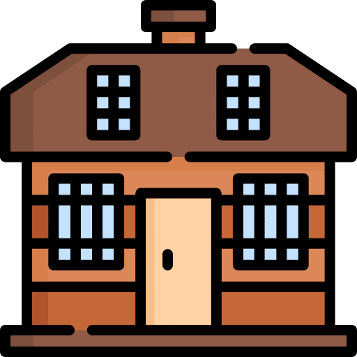 Cottage cottage architecture and city home icon Cottage cottage architecture and city home icon